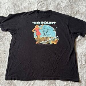 No Doubt 25th anniversary of Tragic Kingdom concert Black Graphic T-Shirt